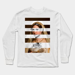 Woman with a Veil by Raphael and Hedy Lamarr Long Sleeve T-Shirt